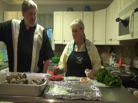Diane's Oysters, Clams and Shrimp. I do the shucking. Thumbnail
